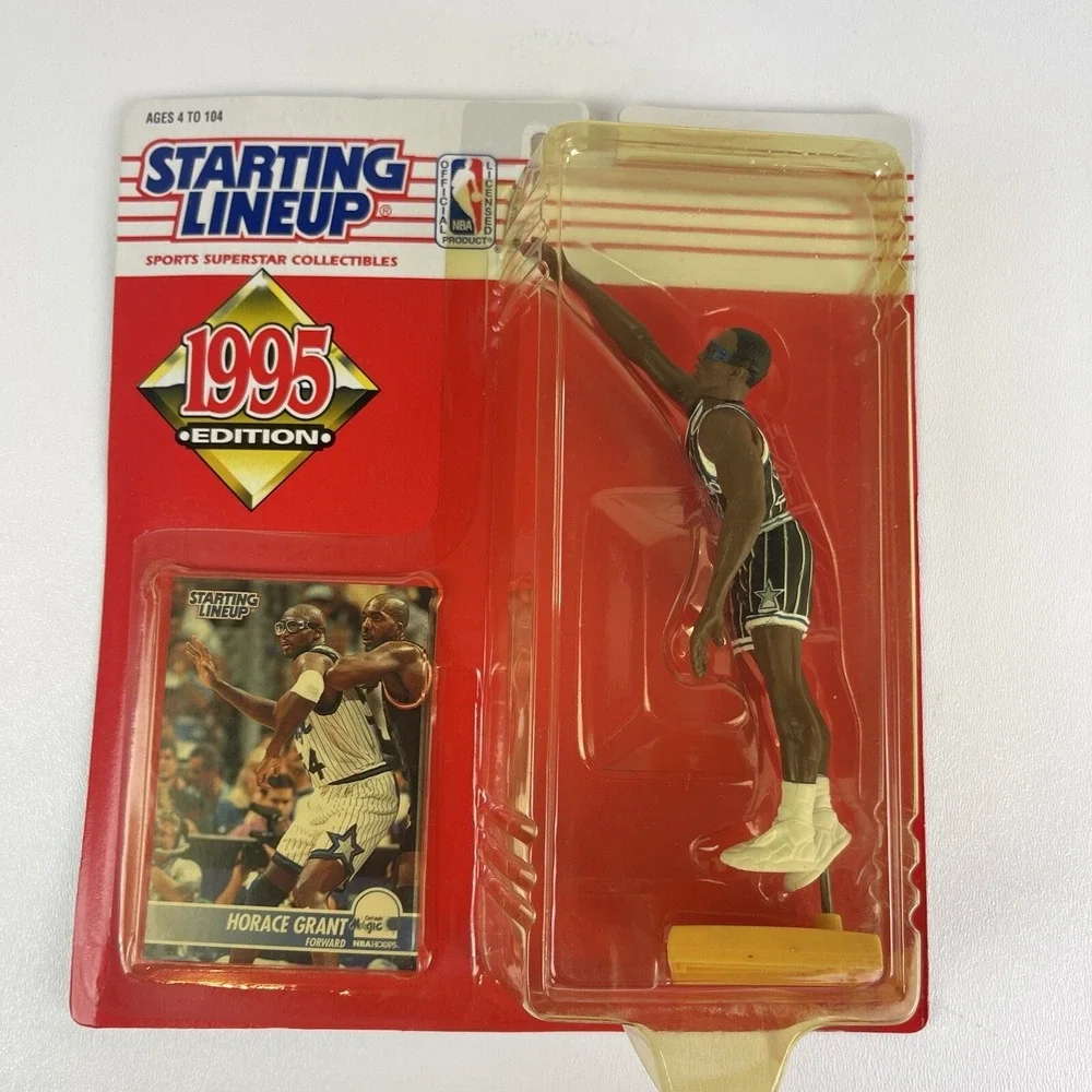 Starting Lineup 1995 Kenner NBA Orlando Magic Horace Grant Basketball Card